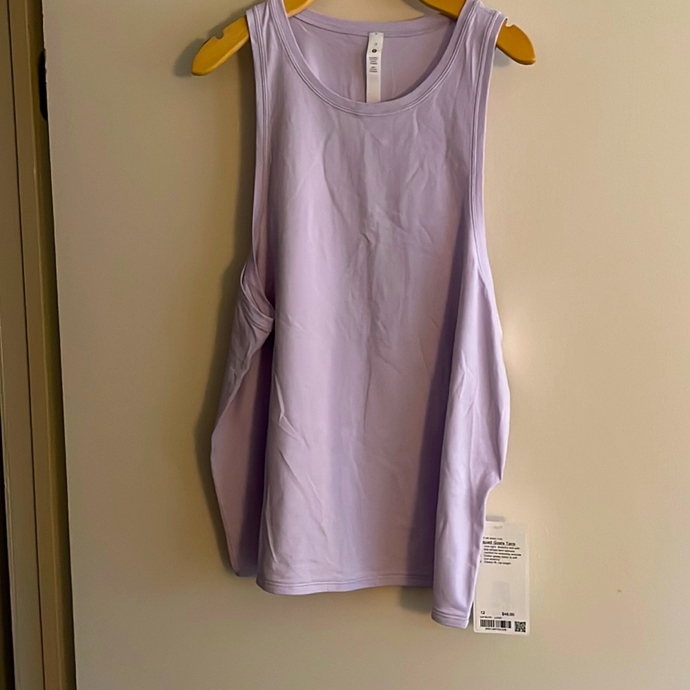 NWT Lululemon squad goals tank in periwinkle size 12.